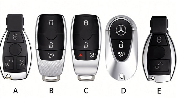 Top Grain Leather Mercedes Key Case