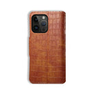 Alligator Print iPhone Case With Wallet And Strap
