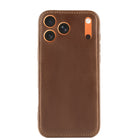 Handcrafted Vegetable-Tanned Leather iPhone Case – Vintage Patina Edition