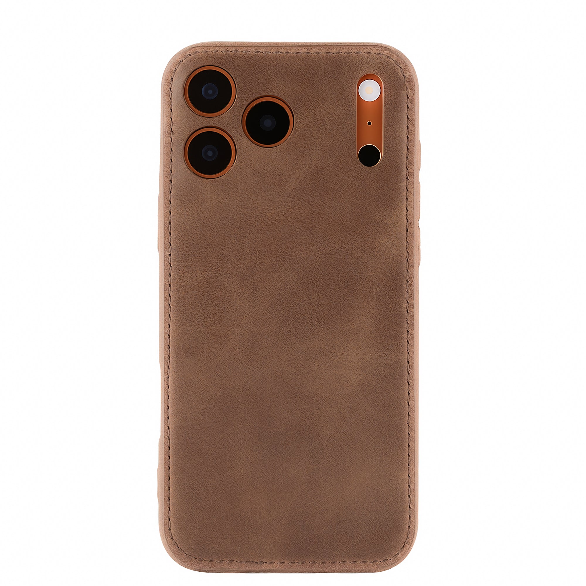 Handcrafted Vegetable-Tanned Leather iPhone Case – Vintage Patina Edition
