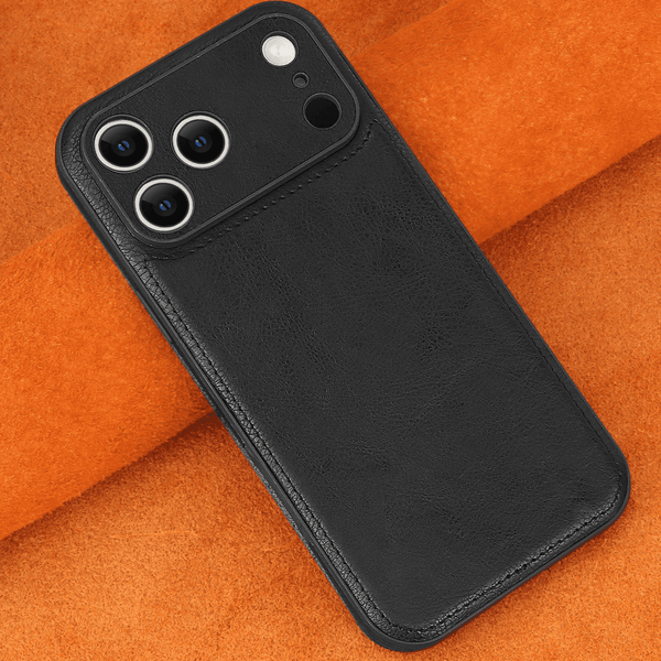 All-Model Compatible Genuine Leather iPhone Cover