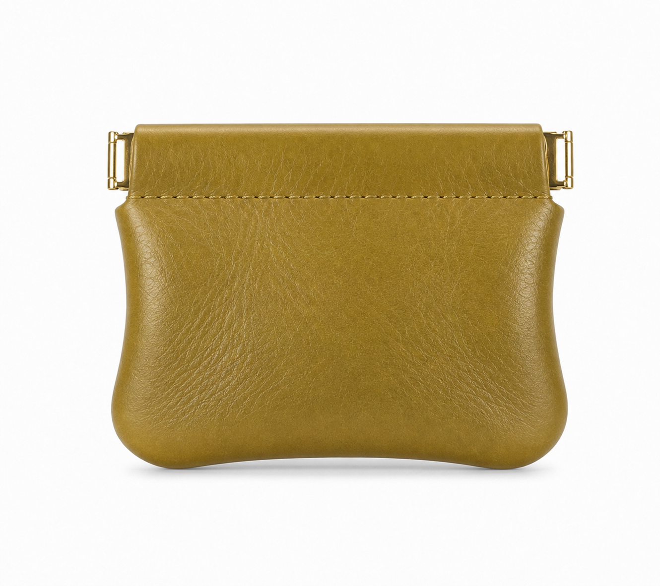 Handcrafted Leather Spring-Top Coin Purse