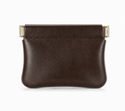 Handcrafted Leather Spring-Top Coin Purse