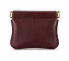 Handcrafted Leather Spring-Top Coin Purse