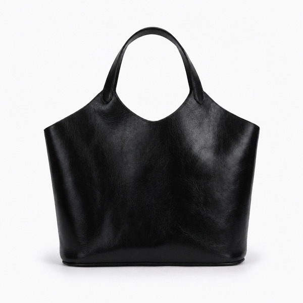 Minimal Leather Tote — Effortless Everyday Style