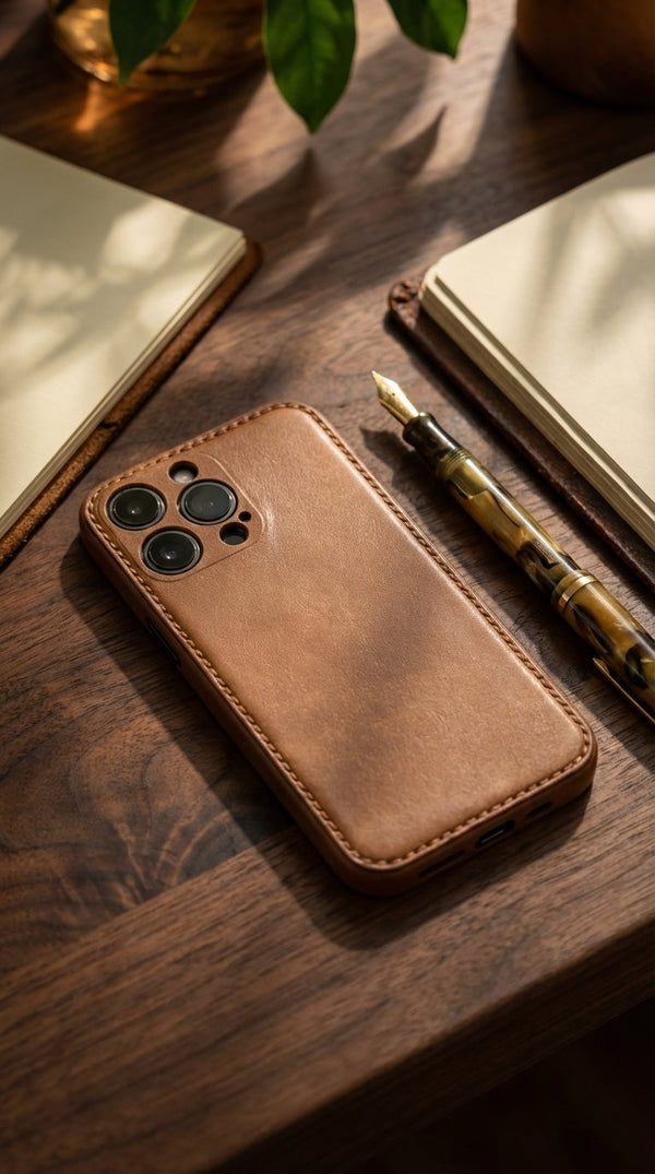 Full-Grain Leather Unibody iPhone Case – The Art of Pure Leather Craft