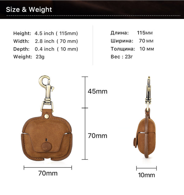 Genuine Leather Case for AirPods Pro/Pro2/3