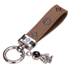 Genuine Leather Luxury Car Astronaut Keychain
