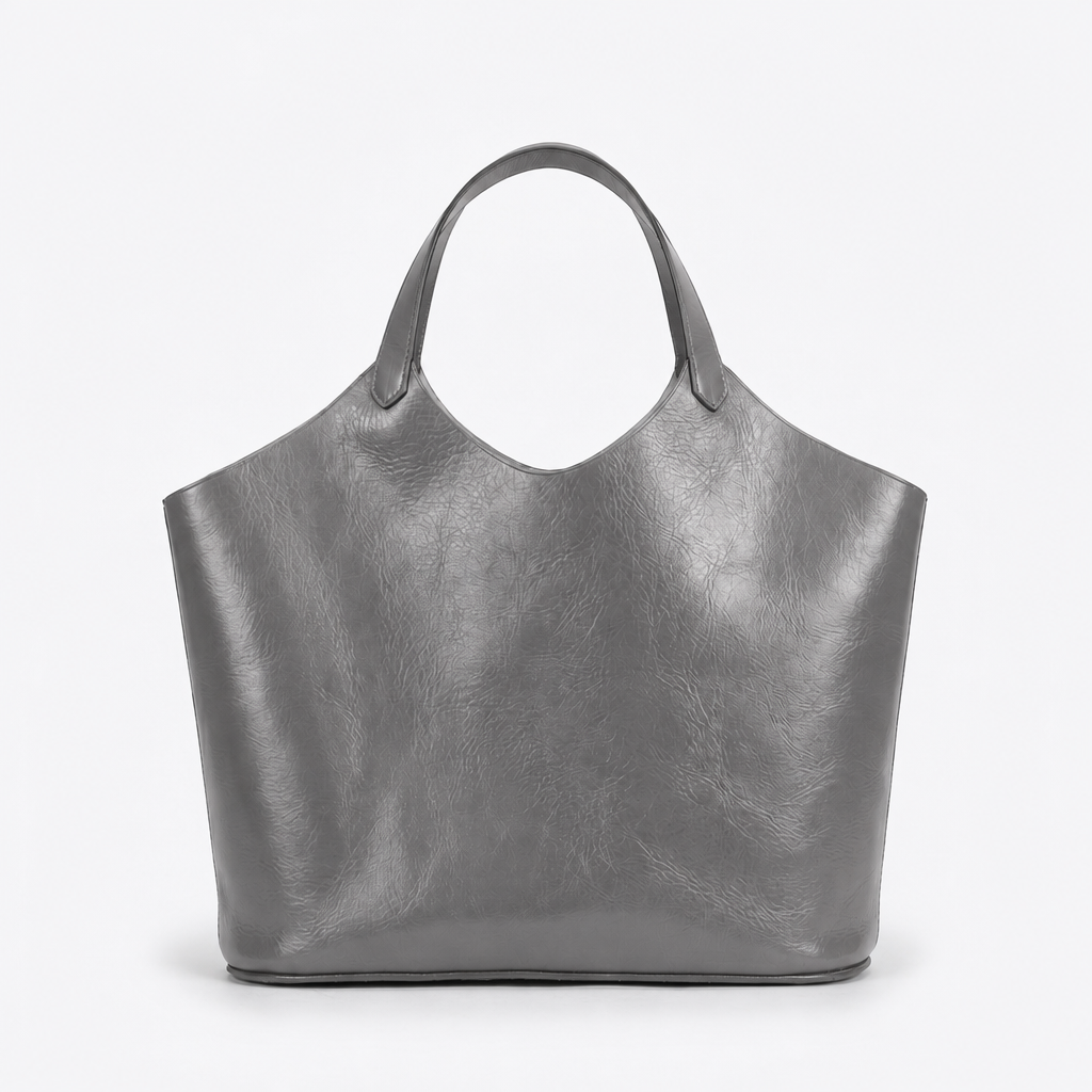 Minimal Leather Tote — Effortless Everyday Style