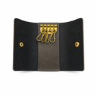 Handcrafted Vintage Leather Key Holder with Brass Hooks