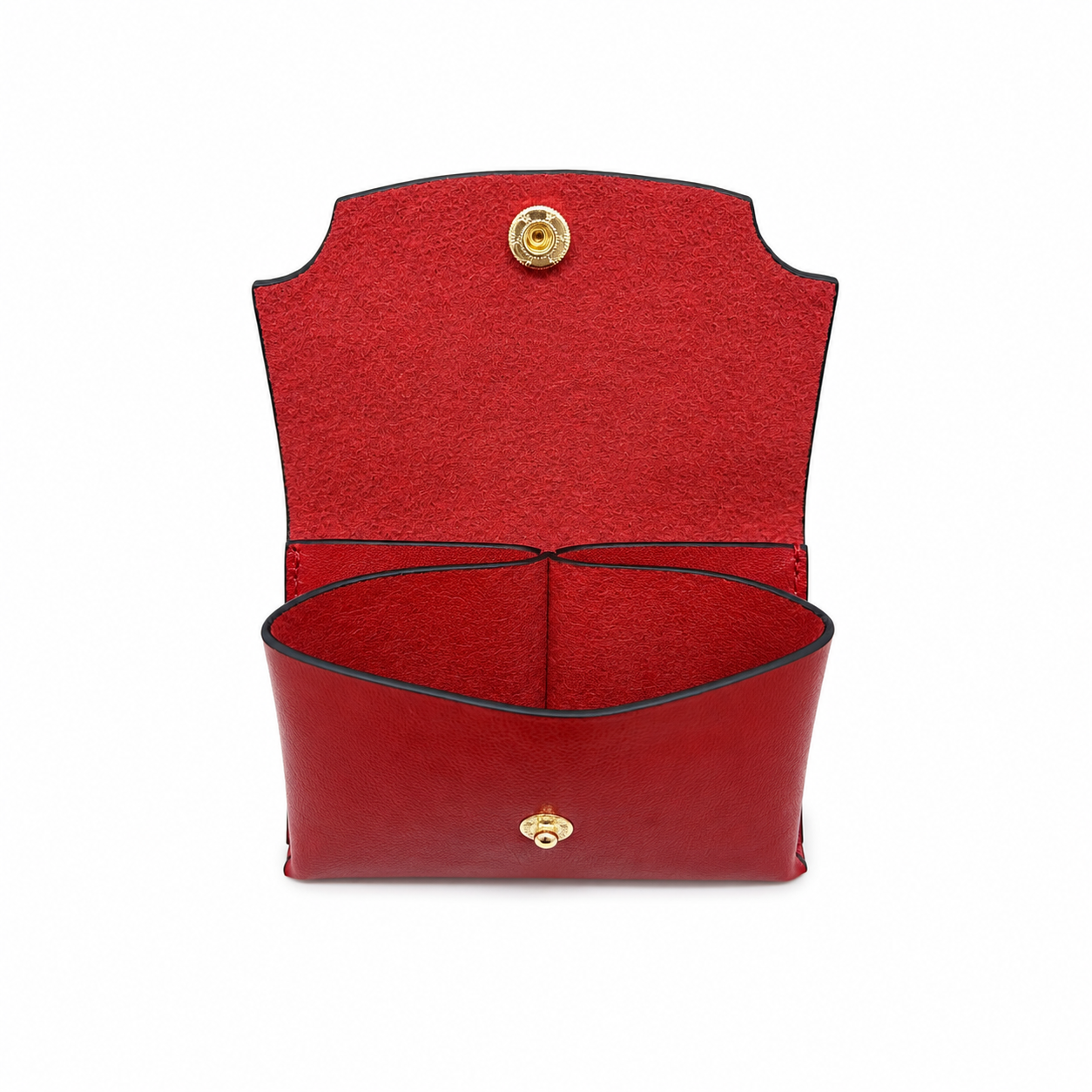 Handcrafted Full-Grain Leather Snap Wallet