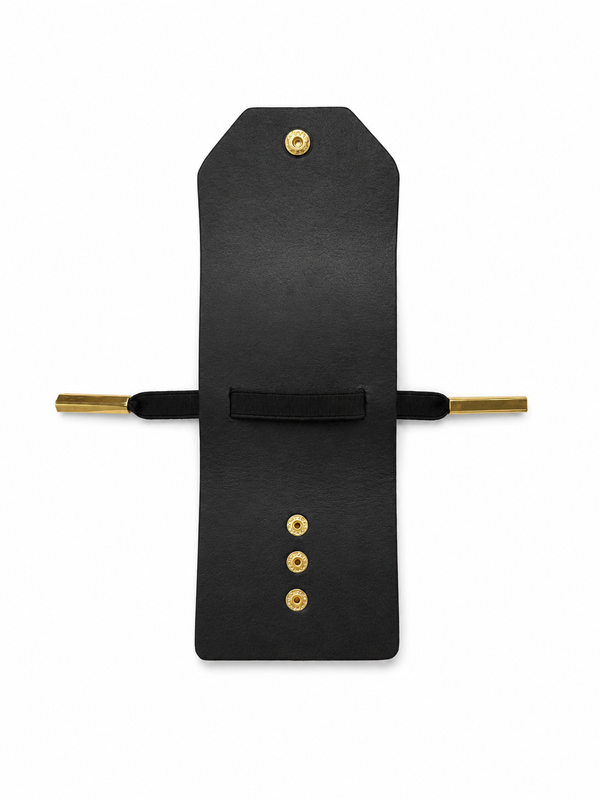 Handcrafted Leather Cash Wrap Wallet — Slim, Minimal, Essential