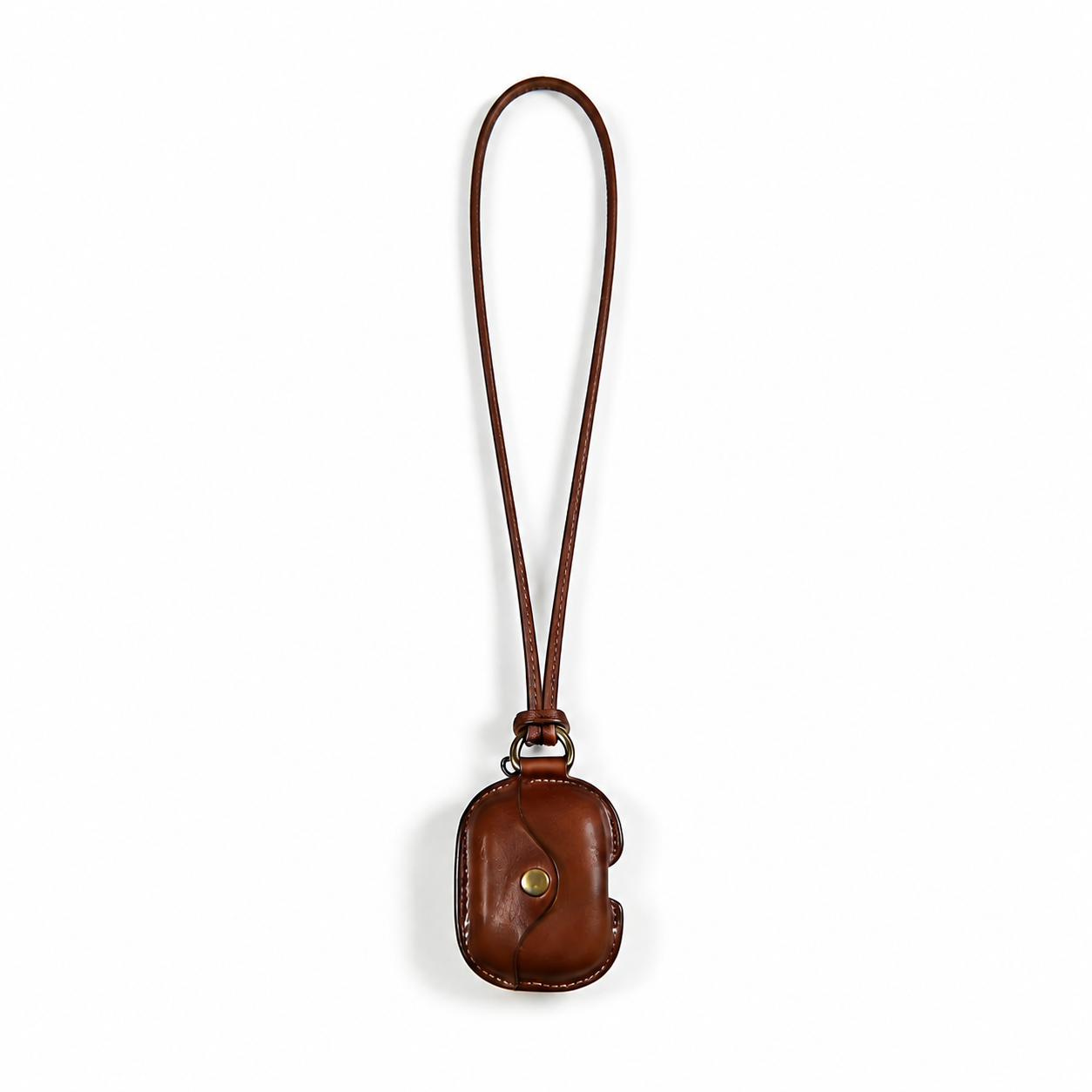 Premium Genuine Leather AirPods Case With Free Leather Lanyard