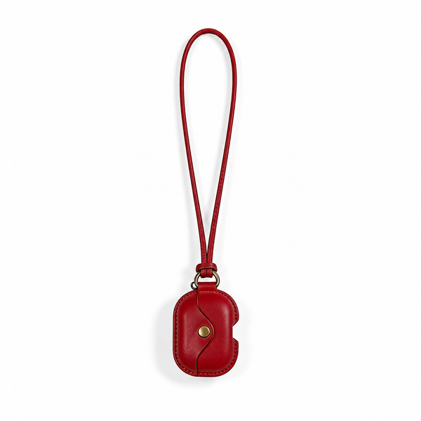 Premium Genuine Leather AirPods Case With Free Leather Lanyard