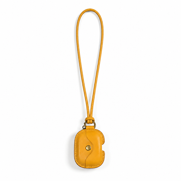 Premium Genuine Leather AirPods Case With Free Leather Lanyard