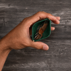 Handcrafted Leather Spring-Top Coin Purse