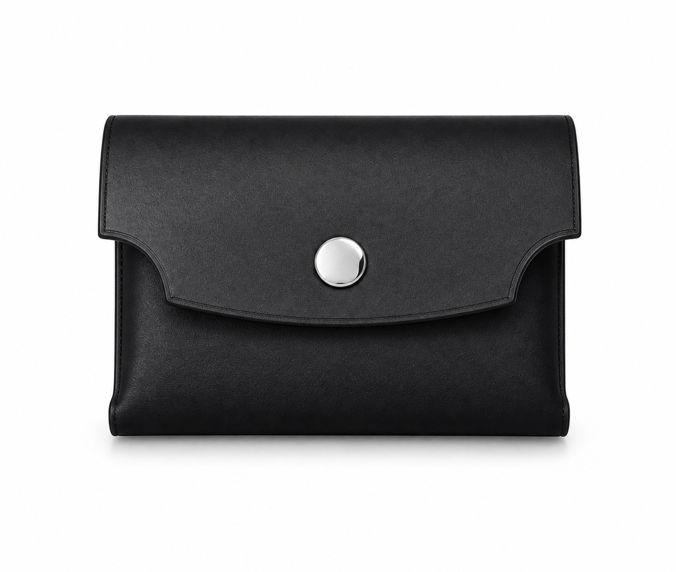 Handcrafted Full-Grain Leather Snap Wallet