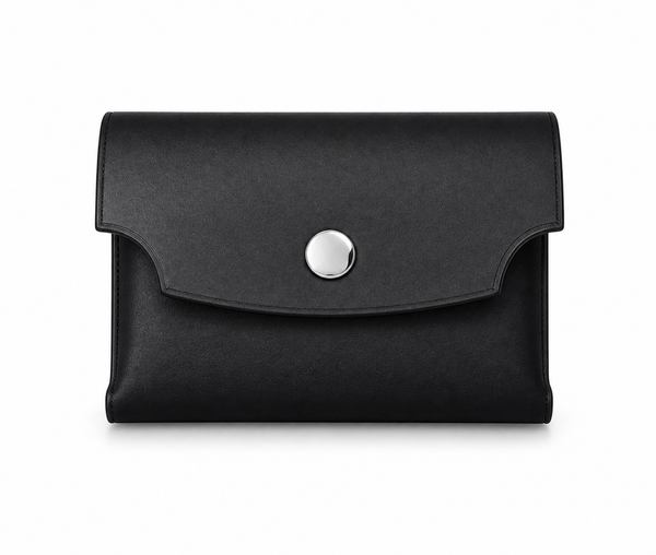 Handcrafted Full-Grain Leather Snap Wallet