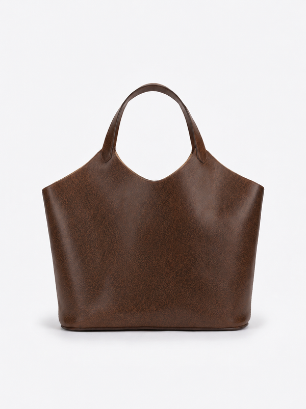 Minimal Leather Tote — Effortless Everyday Style