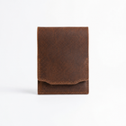 Vintage Handcrafted Full-Grain Leather Snap Wallet