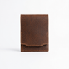 Vintage Handcrafted Full-Grain Leather Snap Wallet