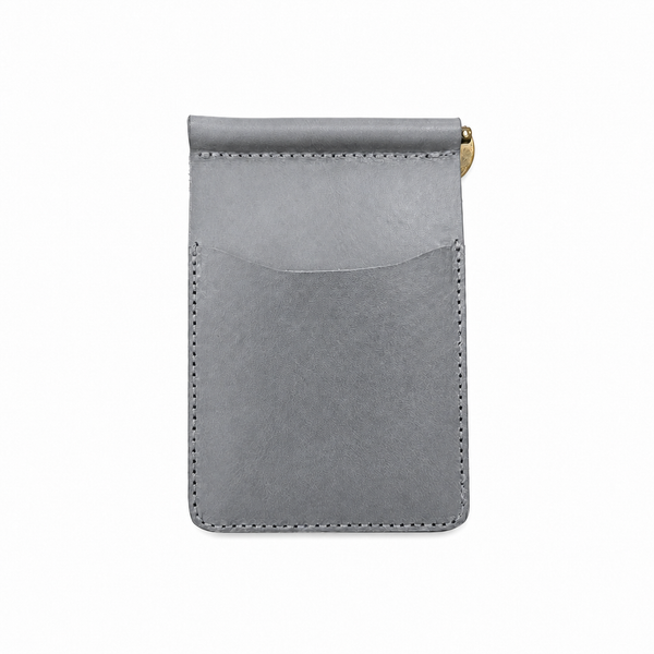 Vintage Handcrafted Full-Grain Leather Money Clip Wallet