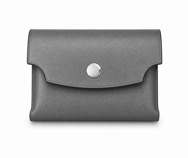 Handcrafted Full-Grain Leather Snap Wallet