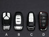Top Grain Leather Audi Key Case