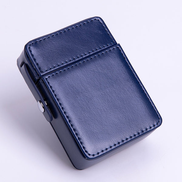 Premium Leather Cigarette Case with Dual Compartments