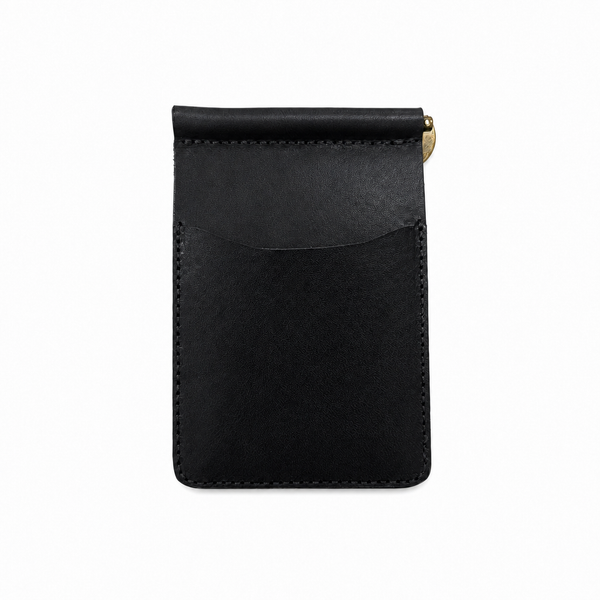 Vintage Handcrafted Full-Grain Leather Money Clip Wallet